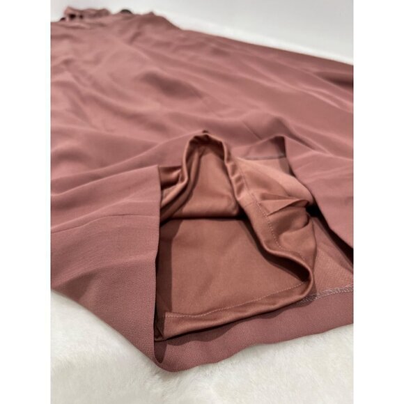 New After Six Size 12R Sienna High-Neck Halter Open-Back Jumpsuit *Stains* - Picture 11 of 16